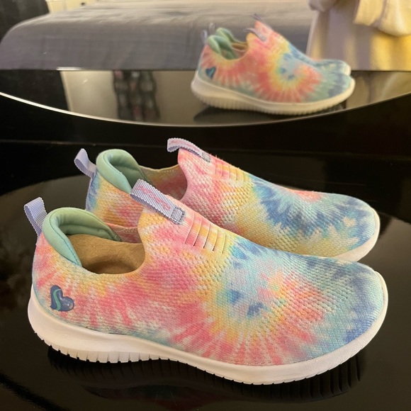 GIRLS SIZE 2 Sketchers Ultra Flex - Groovin Vibe Shoes - Picture 12 of 13